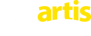 Logotipo Creartis Negativo